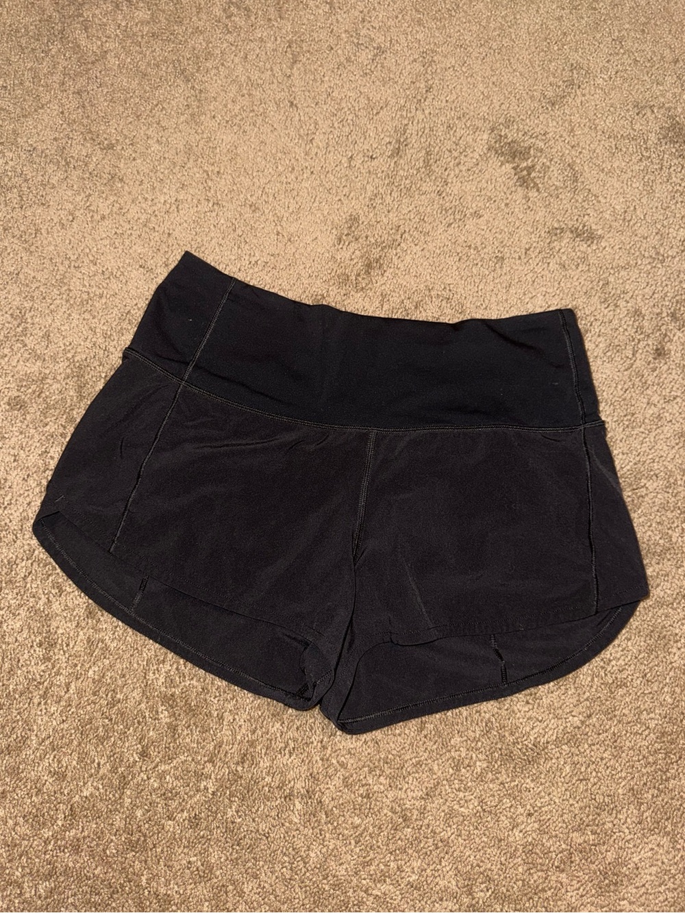 lululemon athletica Black High-Rise Running Shorts